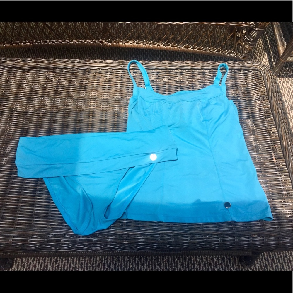 Panache Anna tankini swimsuit, top 28DD, bottom XS